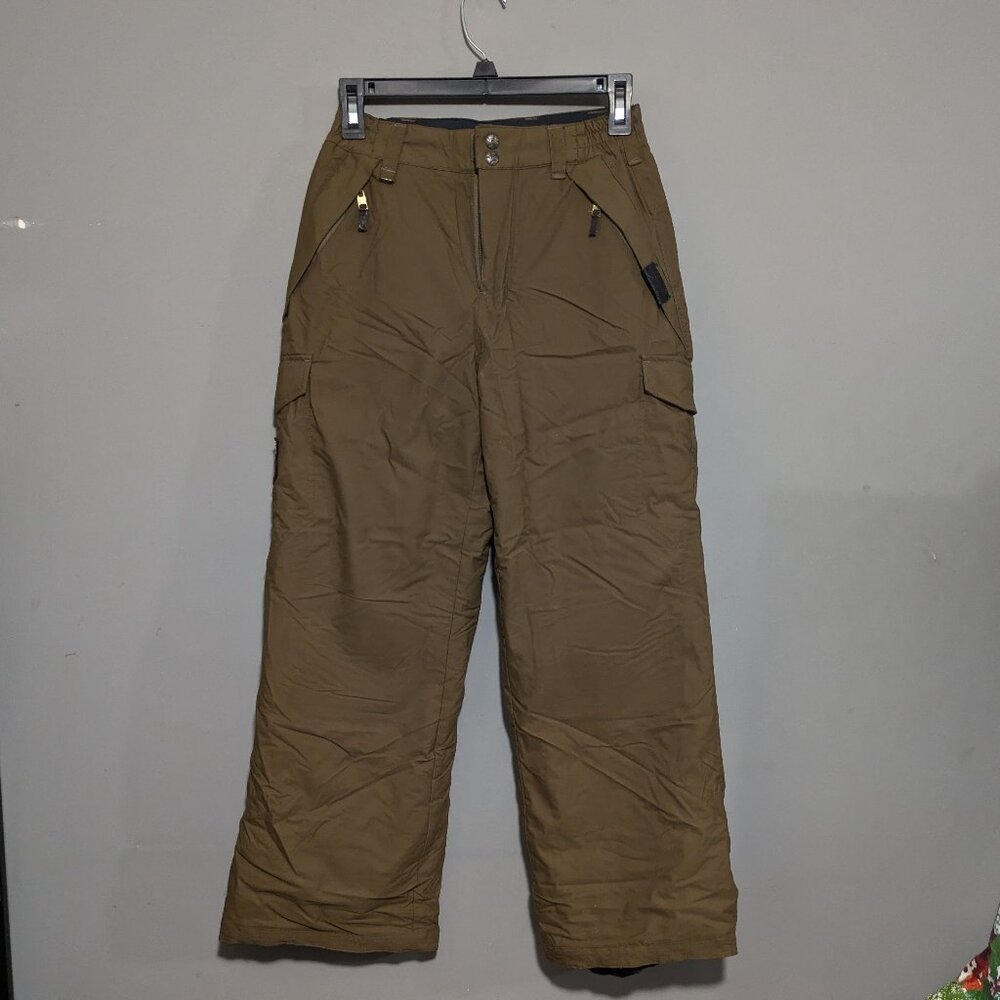 Quiksilver Kids Sz Medium Olive Green Snow Ski Pants